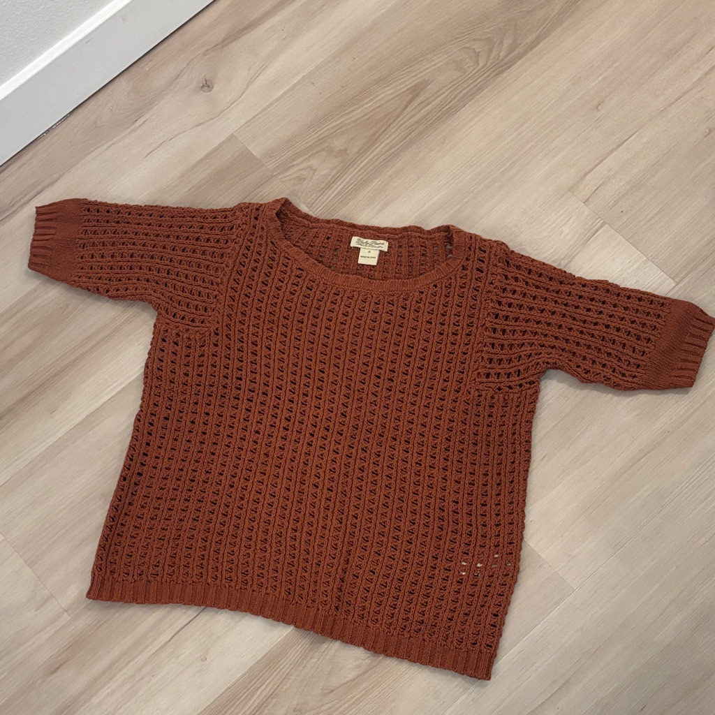 Lucky Brand Knit Sweater Top Sz S